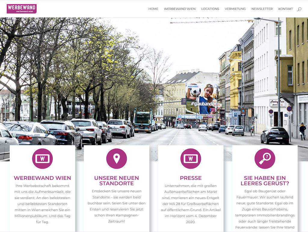 Webseite der MPS Austria
